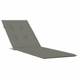 Cumpara ieftin Perna de sezlong, melanj gri inchis, (75+105) x 50 x 4 cm textil
