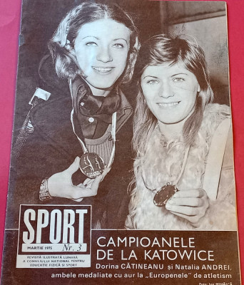 Revista SPORT nr.3/ martie 1975 foto