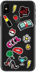 Protectie spate Benjamins Coll Puffy pentru Apple iPhone X (Multicolor) foto