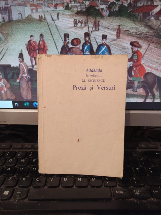Florin Rotaru, Addenda la volumul M. Eminescu, Proză și Versuri, 1990, 166