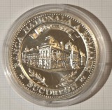 Medalie - A 115-A ANIVERSARE A BANCII NATIONALE A ROMANIEI, argint, 27 Grame 0.916