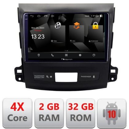 Navigatie Mitsubishi Outlander 2010 5230-056 Android Ecran 720P Quad Core 2+32 carplay android auto CarStore Technology
