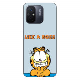 Husa compatibila cu Xiaomi Redmi 12C Silicon Gel Tpu Model Garfield Like A Boss