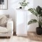 Gossi servanta, alb, 31,5x34x75 cm, lemn masiv de pin