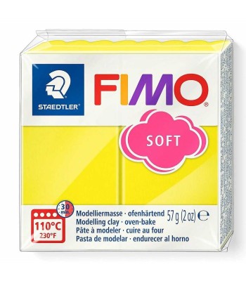 Pastă polimerică FIMO Soft 57g Galben luminos foto