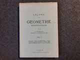 G. Vranceanu - Lecons de geometrie differentielle (1947, volumul 1) AUTOGRAF