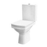 Cumpara ieftin Set vas WC compact Cersanit, Easy New, cu capac si rezervor, Clean On, alb