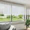 vidaXL Perdele cu perdele Alb 500x100cm Poliester 4107788
