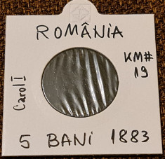 5 bani 1883, Romania foto