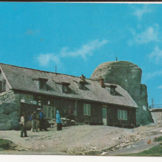 Carte Postala veche - Muntii Bucegi , Cabana Omul 1975, necirculata