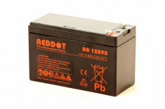 Acumulator stationar 12V 9Ah, Plumb Acid VRAL AGM Reddot foto