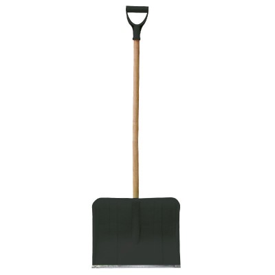 LOPATA ZAPADA PLASTIC CU MANER LEMN 455X360MM foto