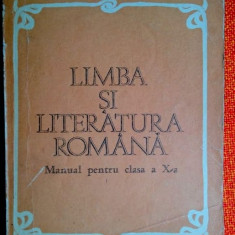 Limba si literatura romana Manual pentru clasa a X-a - N.I. Nicolae, E.Leahu