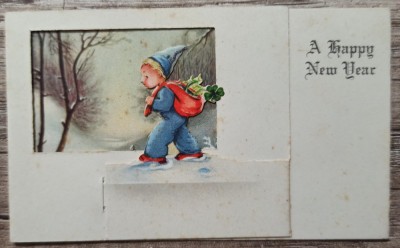 Felicitare interbelica foto