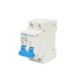 Siguranta automata bipolara 2P 63A 415V AC Leader pentru sina DIN