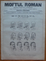 Moftul roman , revista spiritista nationala ; Dir. I. L. Caragiale , nr. 7, 1893 foto