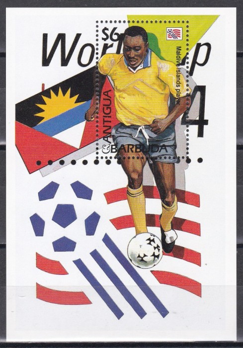 Antigua si Barbuda 1994 - Cupa Mondială de fotbal SUA, Colita, MNH