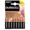 Baterii Duracell R3 Basic , AAAK8 alcaline 8buc