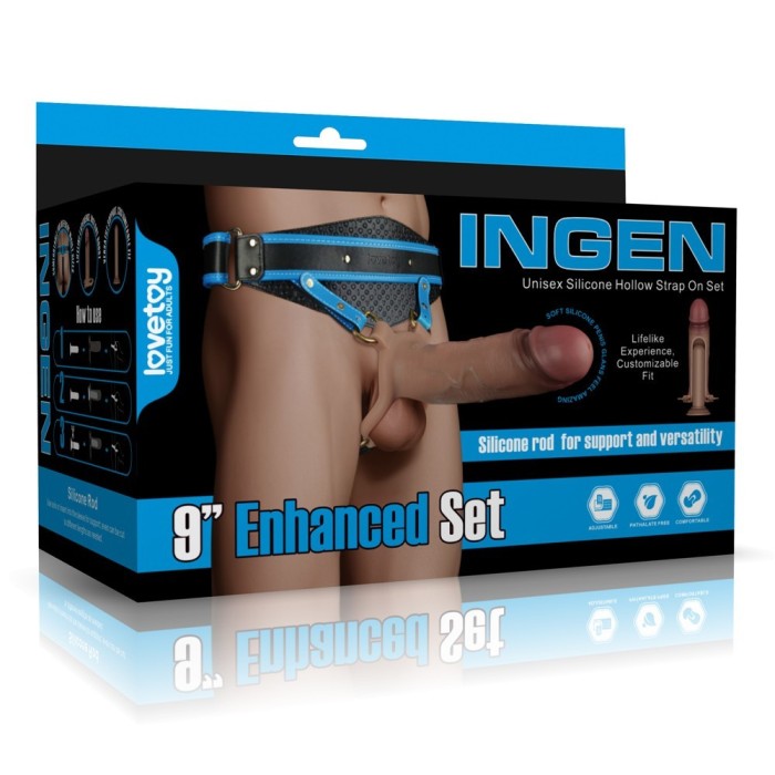 Strap-on dildo 21cm cu ham XS/S/M