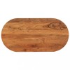 Gossi blat de masa oval, 100x50x2,5 cm, lemn masiv de acacia