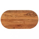 Cumpara ieftin Blat de masă oval, 100x50x2,5 cm, lemn masiv de acacia