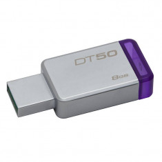 Memorie USB Kingston DataTraveler 50 8GB USB 3.1 Purple foto