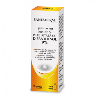 Spray panthenol 9% 100ml santaderm foto