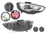 Far Audi A3 (8v), 06.2012-07.2016 Model 3 Usi, Sportback, fata, Dreapta, bi-xenon; cu LED daytime running light; D3S+LED+PSY24W; electric; fara unita
