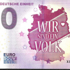 !!! 0 EURO SOUVENIR - GERMANIA , 30 DE ANI REUNIFICARE GERMANIA - 2018.1 - UNC