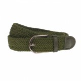 Curea elastica, casual, latime 3.5 cm, verde inchis - NB035