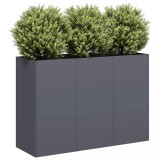 Cumpara ieftin Jardinieră Antracit 120x40x80 cm Oțel laminat la rece