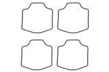 Cumpara ieftin Garnitura camerei plutitoare (cantitate per impachetare: 4buc) pentru YAMAHA XT, XTZ 600/660 1986-2000