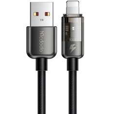 Cablu Prism, Rapid, Robust, Pentru Iphone, 12W, 1,2 M, Negru, Mcdodo