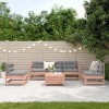 Gossi set mobilier de gradina cu perne, 6 piese, lemn masiv douglas