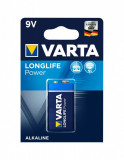 Baterie Varta LongLife Power 9V 6F22 6LR61 alcalina set 1 buc.