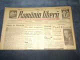 ZIAR ROMANIA LIBERA 1 NOIEMBRIE 1945