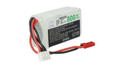 Instrument de modelism VHWB, baterie RC - 800 mAh 11.1 V Li-polimer, JST-SYP-2P foto
