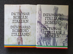 DICTIONAR ROMAN-ITALIAN - Condrea Derer si ITALIAN-ROMAN - Gherman (2 vol) foto