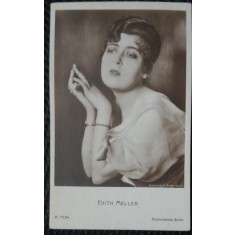 Carte Postala, Edith Meller, actrita maghiara de film, 1897-1953