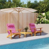 vidaXL Perne pentru scaun Adirondack, 2 buc., roz, țesătură Oxford 361850