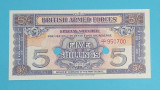 Marea Britanie 5 Shillings 1948 &#039;Fortele Armate Britanice&#039; UNC serie: 950700