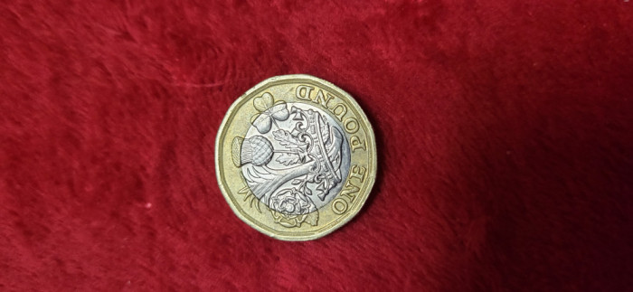 Moneda rara One Pound 2016