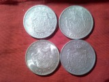 4 Monede 500 lei 1944 Mihai I , 4x12g argint 700 , cal. Fb- Aunc