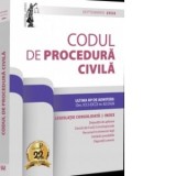 Codul de procedura civila. Septembrie 2026. Editie tiparita pe hartie alba