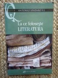 Antonio Spadaro - La ce foloseste literatura (editia 2006)