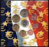 FRANTA 2004 - Set monetarie 1 cent-2 euro - FOLDER/ BU /sigilat, Europa