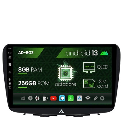 Navigatie Suzuki Baleno, Android 13, Z-Octacore 8GB RAM + 256GB ROM, 9 Inch - AD-BGZ9008+AD-BGRKIT310 foto