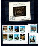 Manama 1971 - Aniversare ONU, serie nedantelata si colita nedantelata neuzata