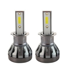 Set 2 LED-uri Auto Techstar&reg; C6S, H3, 30w, 6500 Lumeni, 6500K, AUTO, 12-24 Volti, DOB