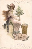 Carte postala circulata in anul 1902